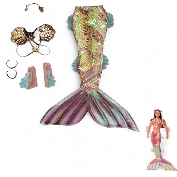 Barbie Signature King Ocean Ken Merman Doll 2021 Outfit No Doll GTJ97 - Picture 1 of 5